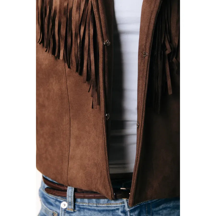 Colourful Rebel Jacke mit Fransen