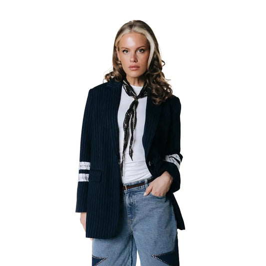 Colourful Rebel Nadelstreifenblazer