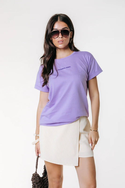 Colourful Rebel Stripe Skort