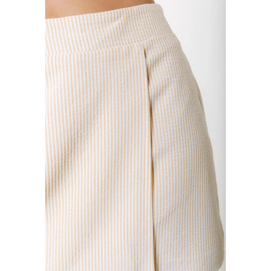 Colourful Rebel Stripe Skort