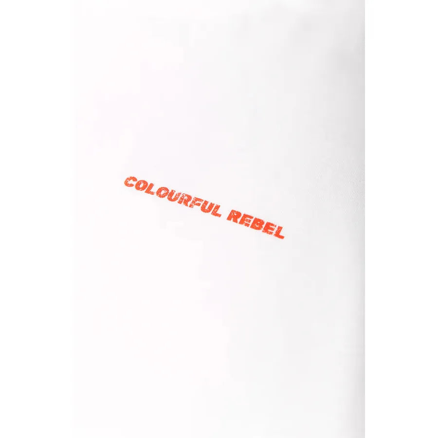 Colourful Rebel Flower Boxy T-Shirt - Standard white