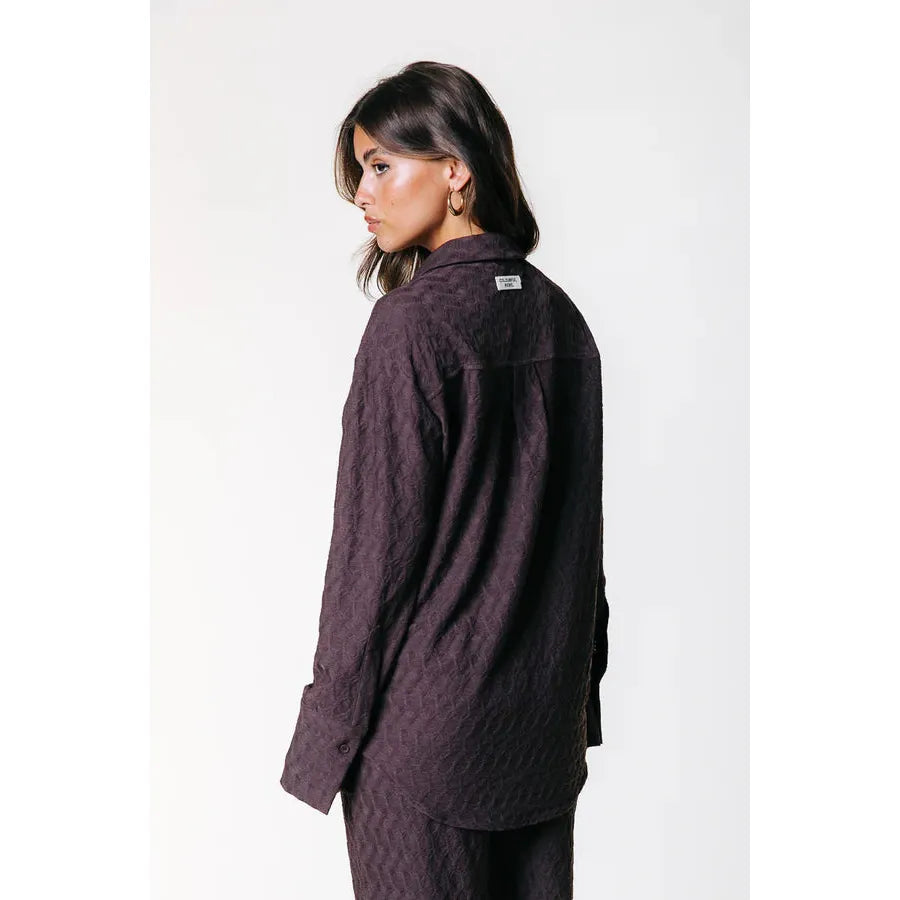 Colourful Rebel Talia Structure Bluse -braun