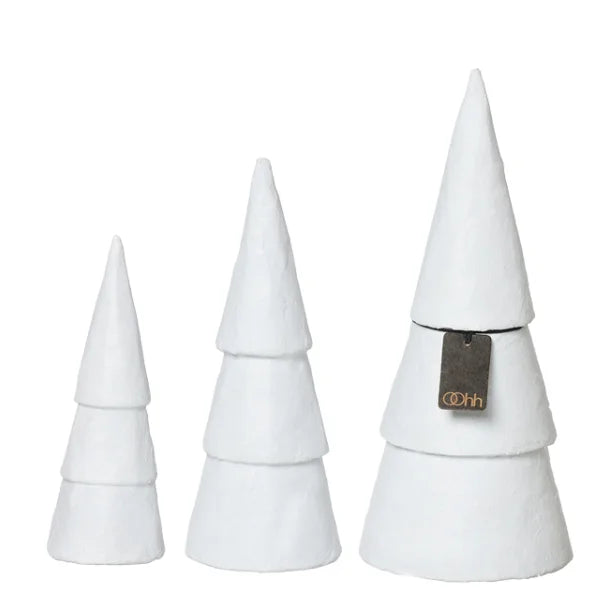 Lübech Living Papier - Weihnachtsbaum - small/ 21cm -weiß-