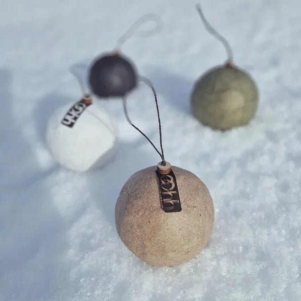 Lübech Living Weihnachtsbaumkugel -natur-
