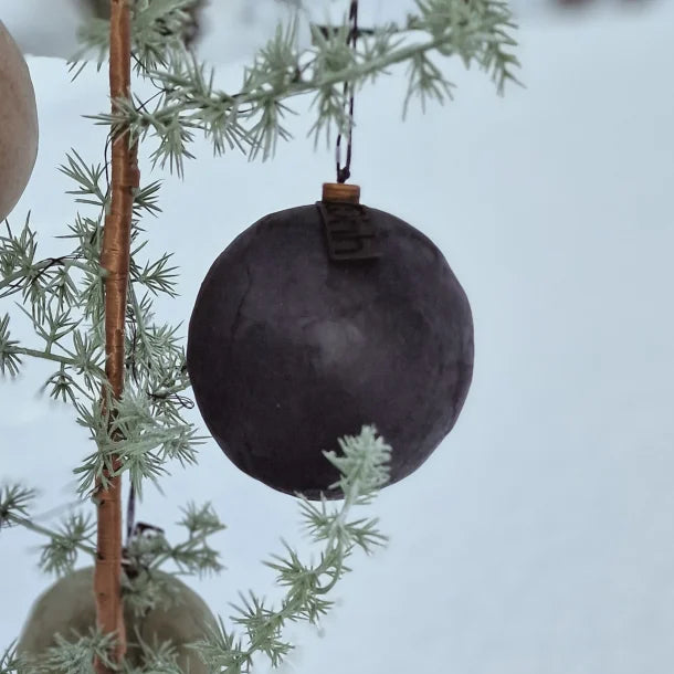 Lübech Living Weihnachtsbaumkugel -schwarz-