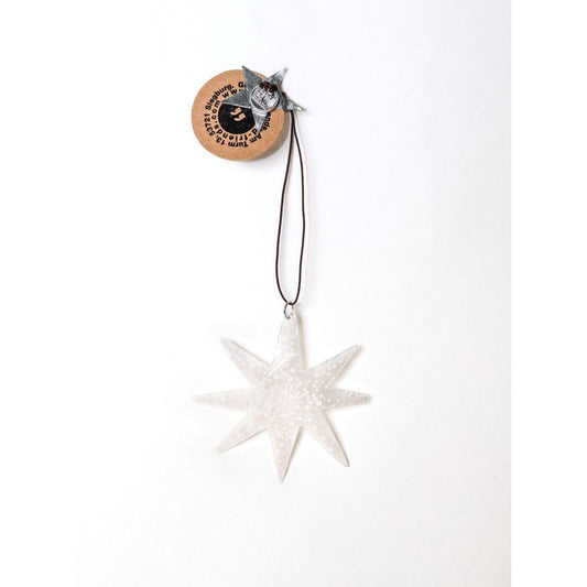 Good old friends Capizsterne -Zweig- silber