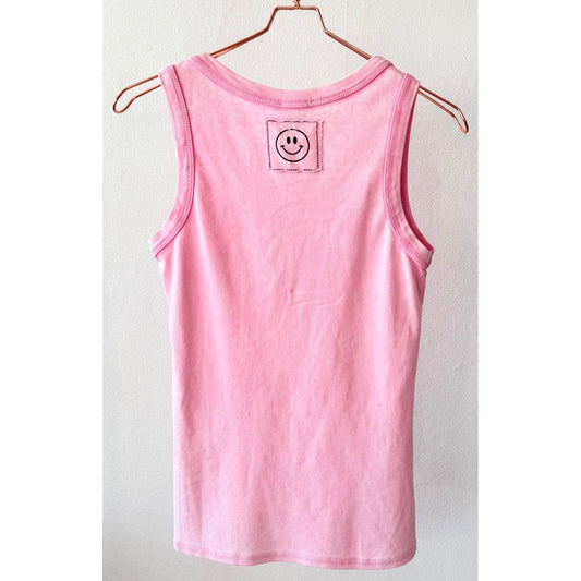 Top -Smiley- rosa