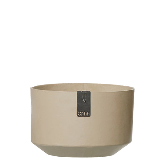 Lübech Living Alba paper Pot/ Übertopf -light brown-