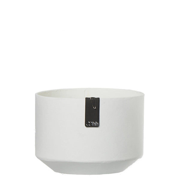 Lübech Living Alba paper Pot/ Übertopf -white-