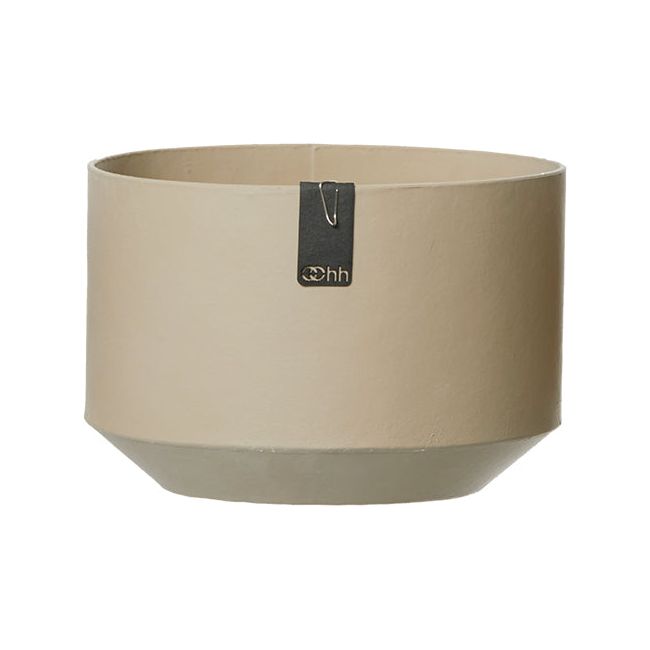 Lübech Living Alba paper Pot/ Übertopf -light brown-