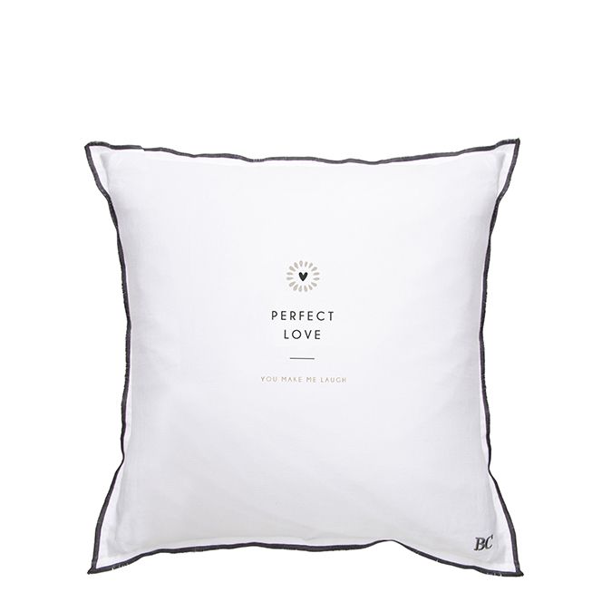 Bastion Collection Cushion 50x50 / white / Kissen -perfect love-