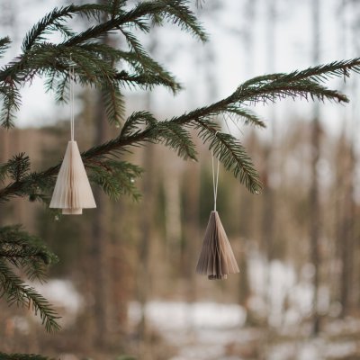 DBKD Paper Tree / Anhänger Baum -sand-