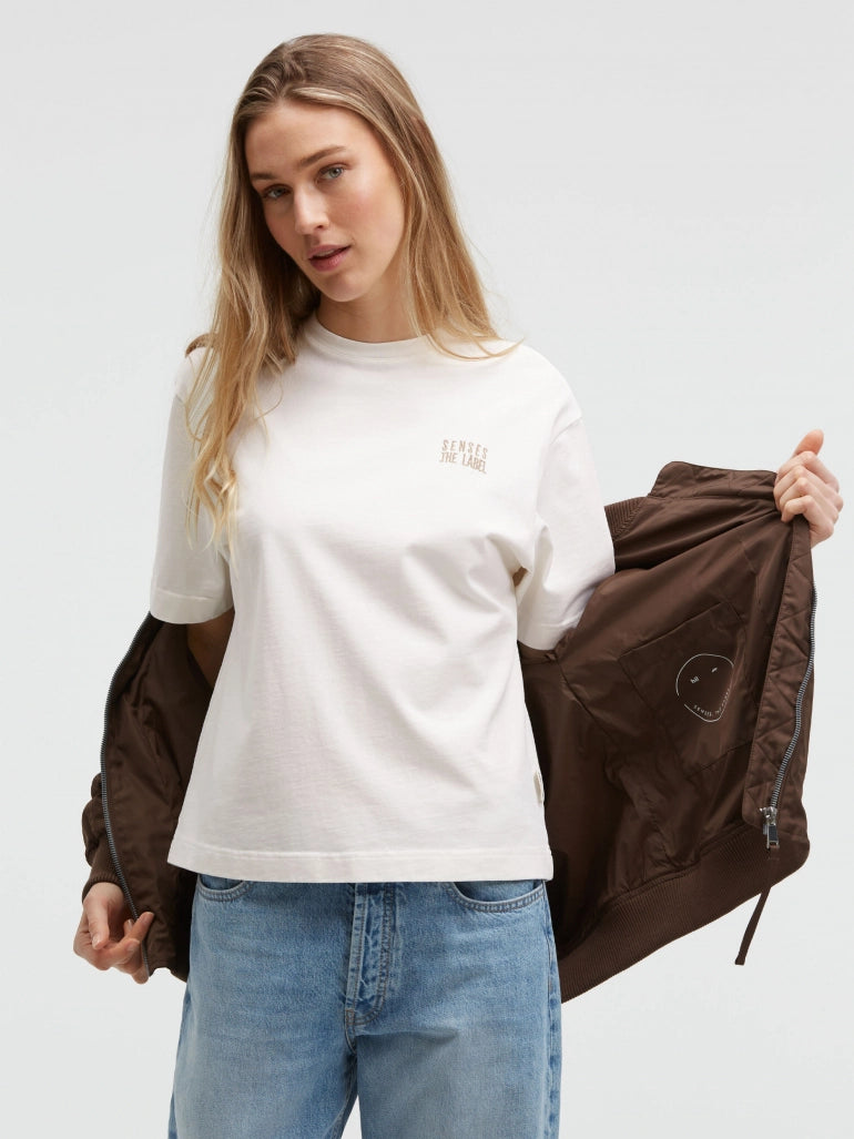 Senses. the label Blouson