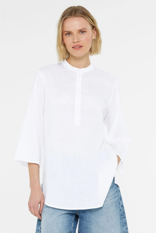 Senses. the label Bluse mit Stehkragen - opticwhite
