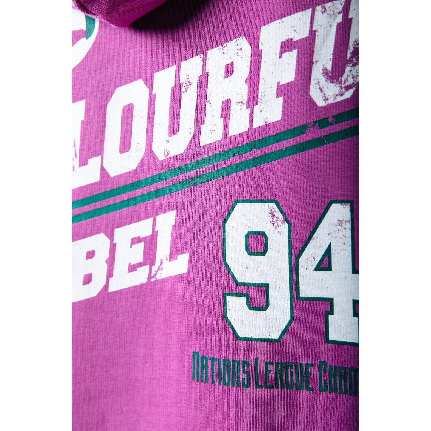 Colourful Rebel Rugby Kapuzenpullover -pink-