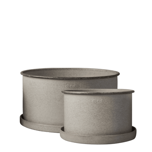 Übertopf/ Plant Pot large - beige - 20 cm/Ø35 cm