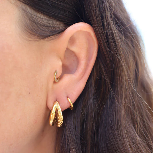 Glam & Glory Florence Hoop -gold-