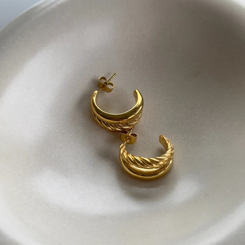 Glam & Glory Florence Hoop -gold-