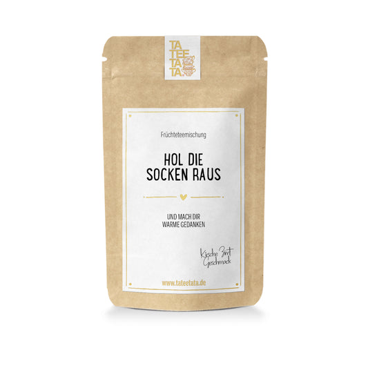 Hol die Socken raus | M 40g Früchteteemischung | Kirsche Zimt Geschmack