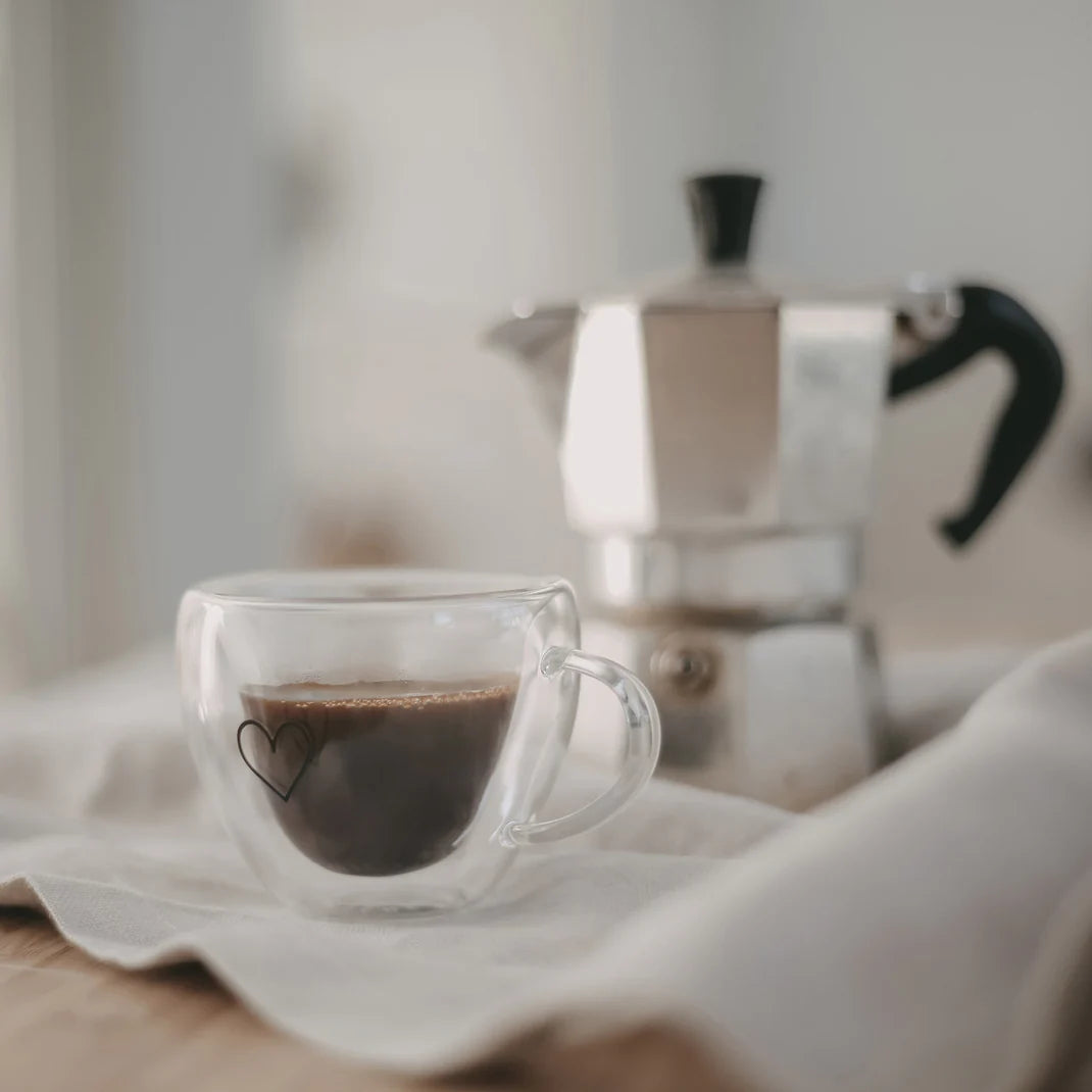 Eulenschnitt Doppelwandige Herztasse Herz