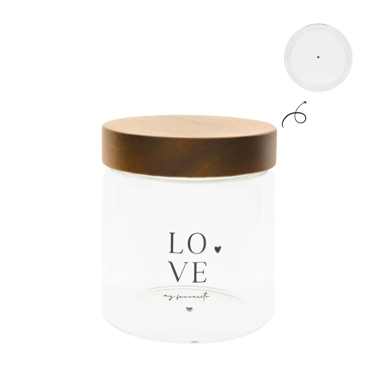 Bastion Collections Jars -LOVE my favorite- Aufbewahrungsglas S