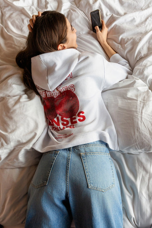 Senses. the Label Sweatshirt SO:A - opticwhite