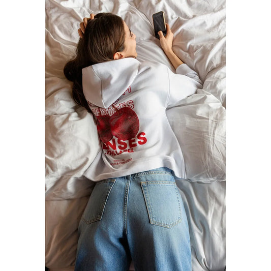 Senses. the Label Sweatshirt - opticwhite