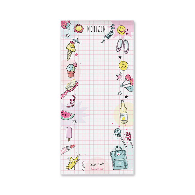 Krima & Isa Notizblock Girlpower