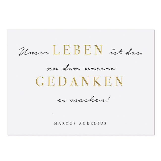 Krima & Isa Postkarte Gedanken
