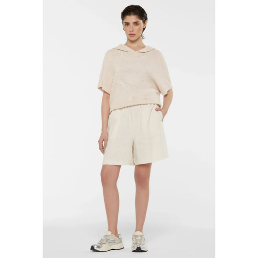 Senses. the label Leinenshorts mit Elastikbund - summer sand