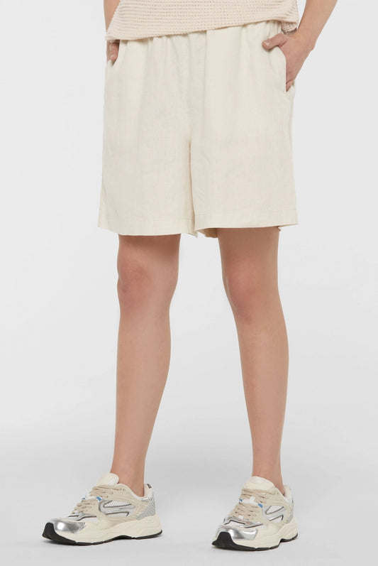 Senses. the label Leinenshorts mit Elastikbund - summer sand