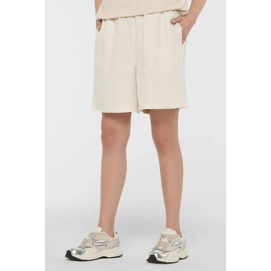Senses. the label Leinenshorts mit Elastikbund - summer sand