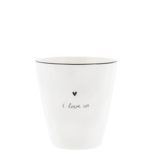 Bastion Collections Mug "I love us" - white