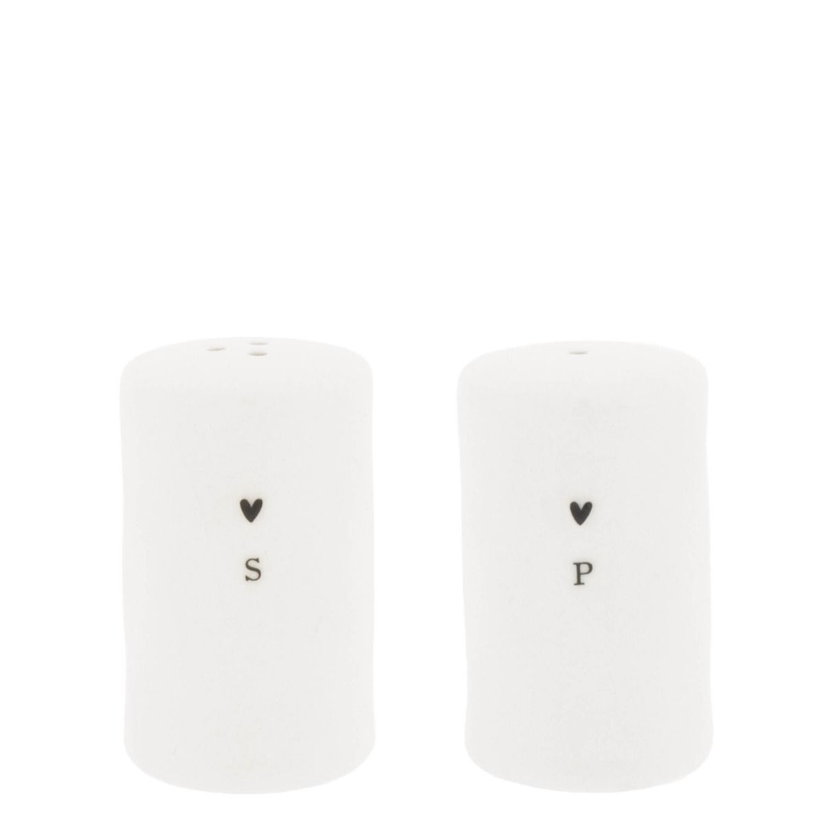Bastion Collections Salt & Pepper SET white - Salz-Pfeffer-Set