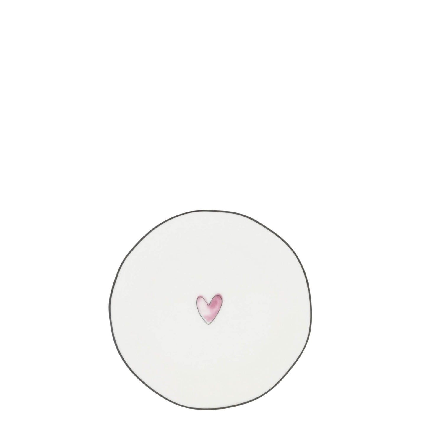 Bastion Collections Side Plate/ Teller -Heart-