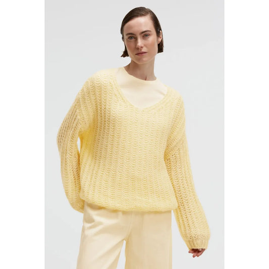 Senses. the Label Loose Knit Pullover KI:LI - butteryellow