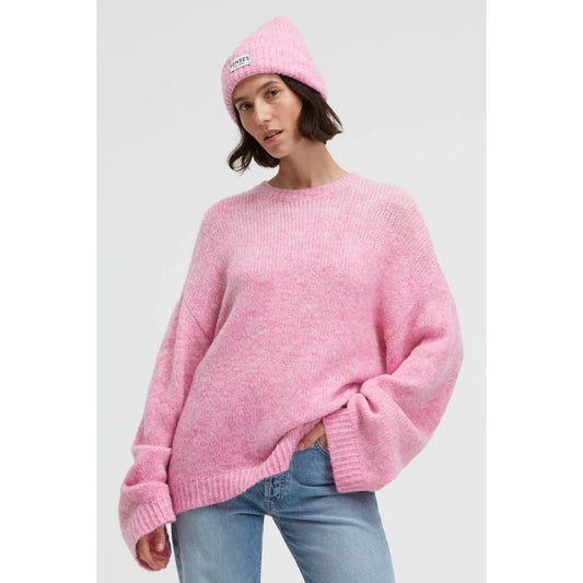 Senses. the Label Melierter Pullover KO:BE - rose pink melange