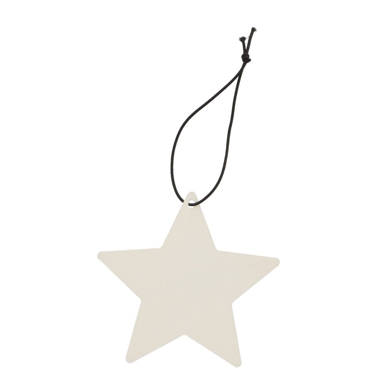 Metall Stern "Erik" - creme - D 4cm