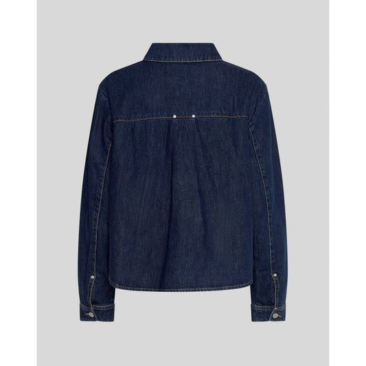 Moss Copenhagen Adna Alena Shirt - dark blue wash