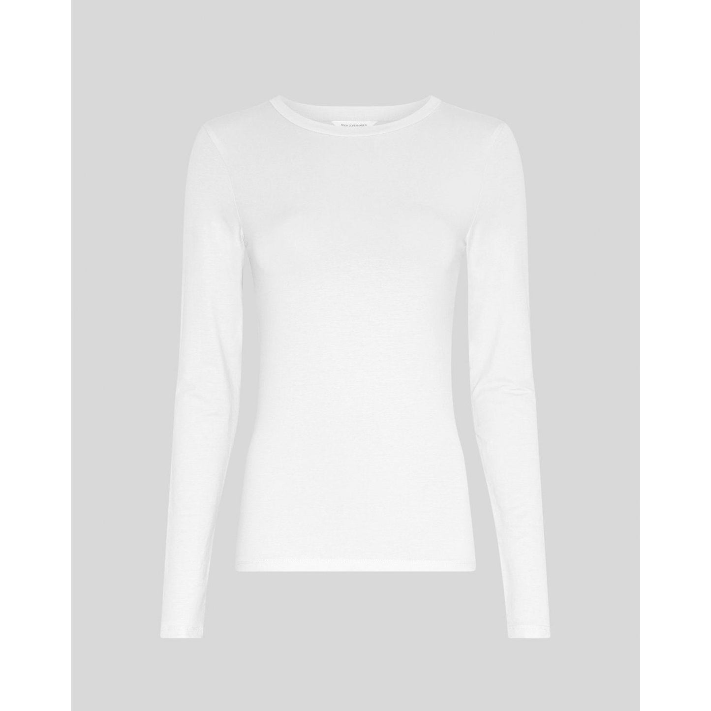 Moss Copenhagen Betrina O Langarmshirt -weiß-
