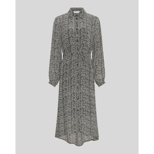 Moss Copenhagen Cielo Amabella Shirt Dress AOP - fog abstract