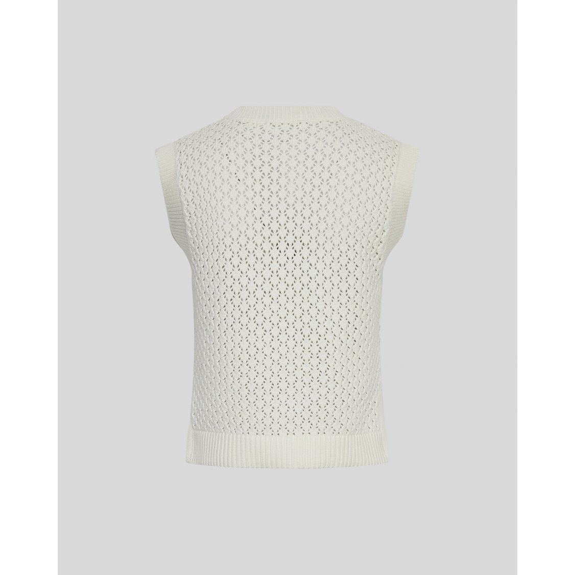 Moss Copenhagen Daina Vest - egret