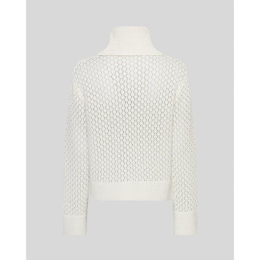 Moss Copenhagen Daina Zip Cardigan -egret