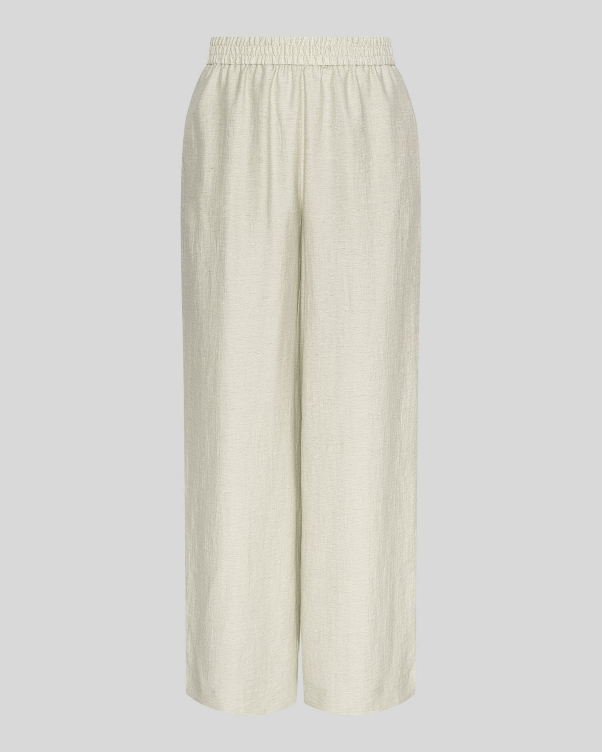 Moss Copenhagen Disa HW Pants -sand melange-