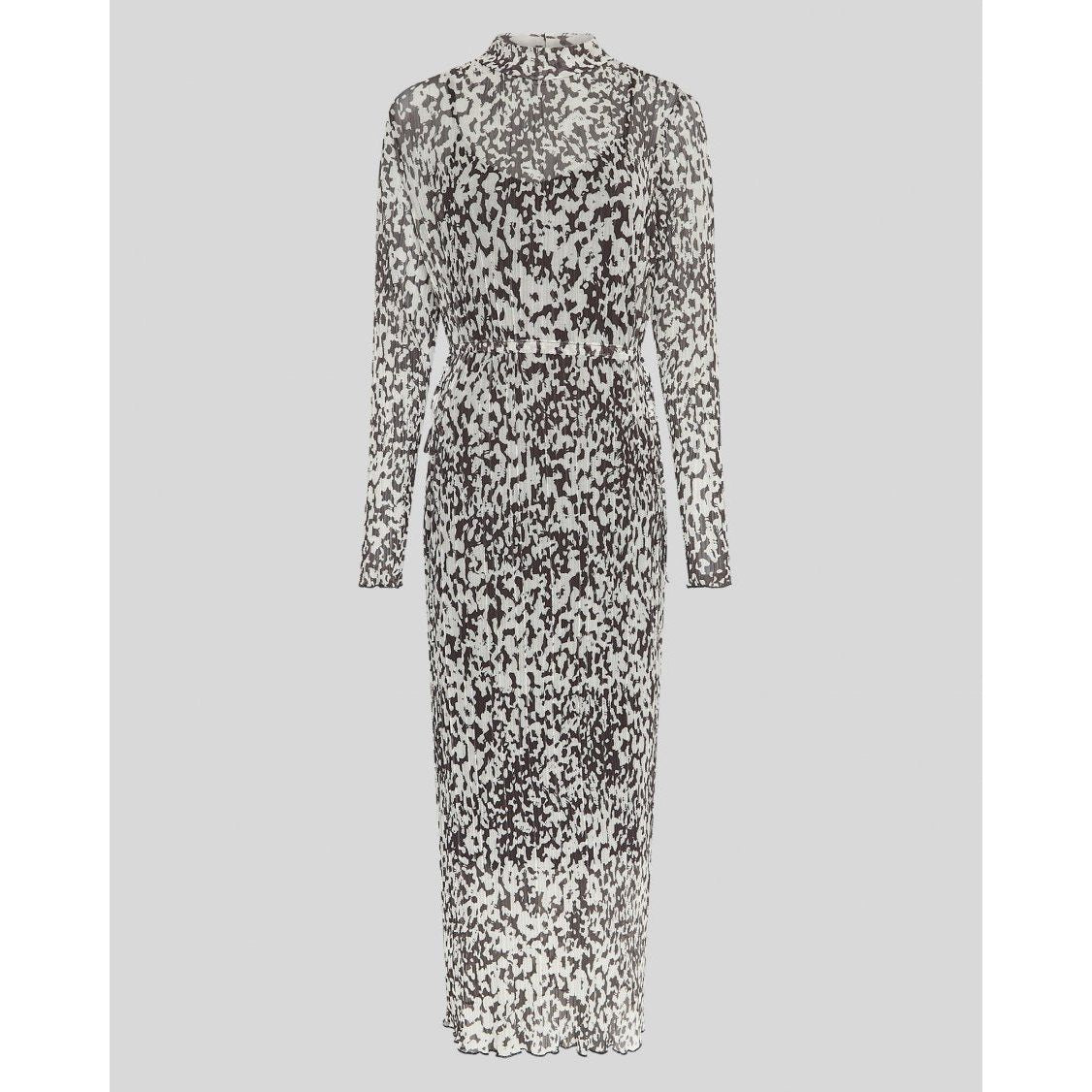 Moss Copenhagen Donette Illenora Kleid -oatmeal abstract-