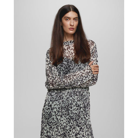 Moss Copenhagen Donette Illenora Kleid -oatmeal abstract-