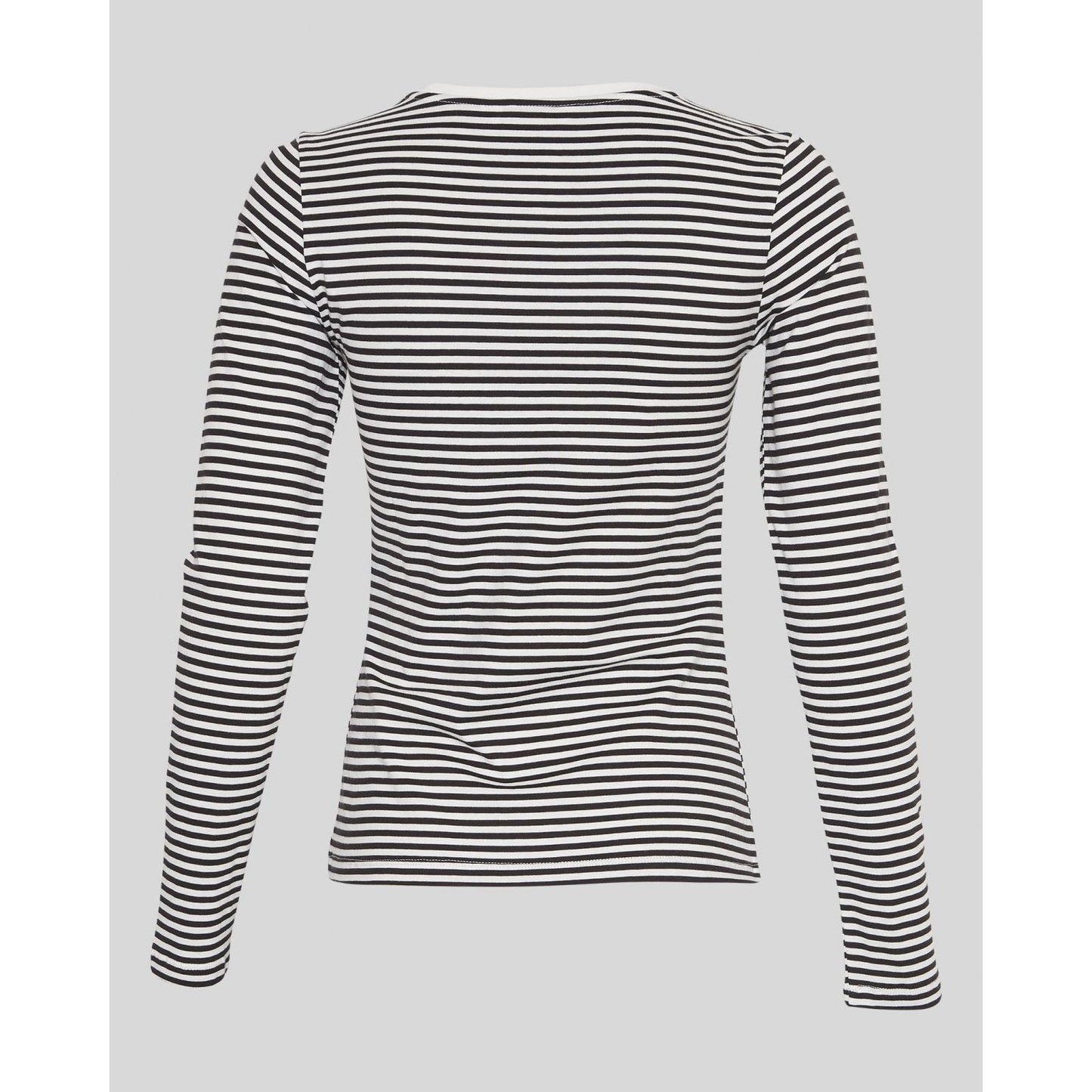 Moss Copenhagen Gemma Hadrea O Shirt Streifen -schwarz weiß-