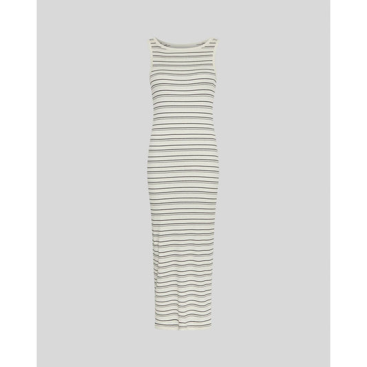 Moss Copenhagen Gubbi Rasmia SL Dress stripes -turtledove/ black