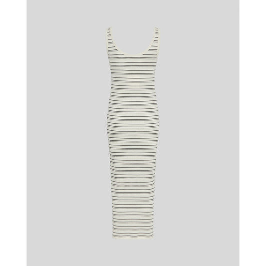 Moss Copenhagen Gubbi Rasmia SL Dress stripes -turtledove/ black