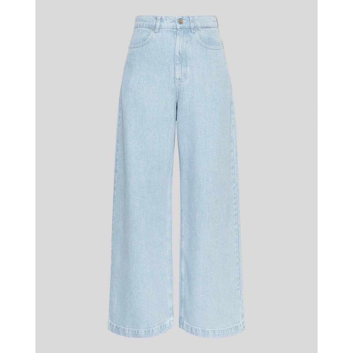 Moss Copenhagen Josephine Rue High Waist -light blue wash-